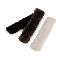 Shires Performance Supafleece Nose band Sleeve, White, Black, Brown, 35CM.