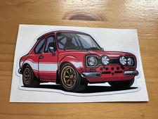 Escort Cartoon Style Sticker