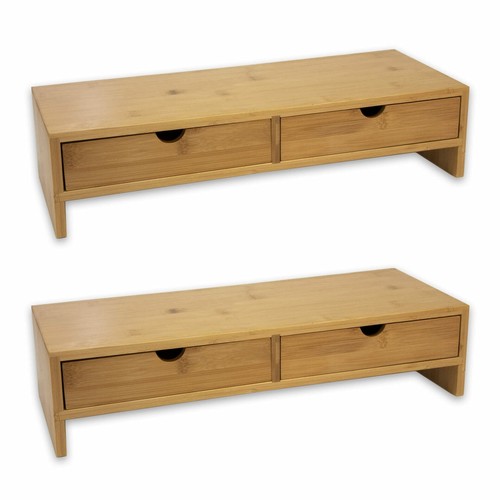Osco bamboo monitor stand 2 - bamboo,