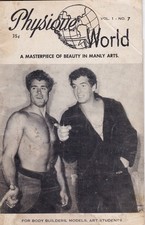 Vintage bodybuilding magazine