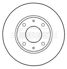 BORG & BECK BBD5281 Brake Disc