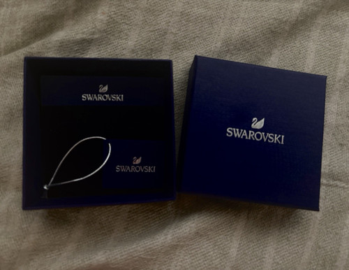 Swarovski blue square gift box - square,