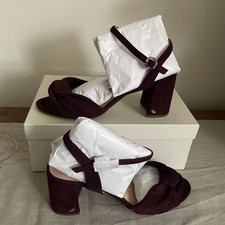 BURGUNDY RADLEY SANDALS -