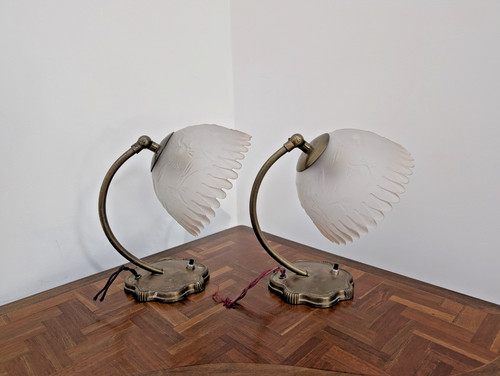 Vintage brass table lamps 2 - x,