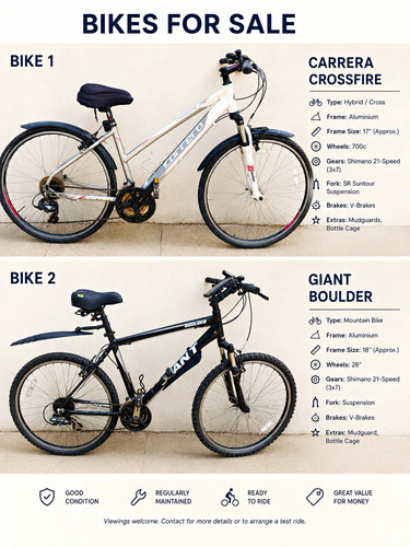 His hers bikes carrera - hers,
