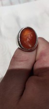 Antique Silver Carnelian
