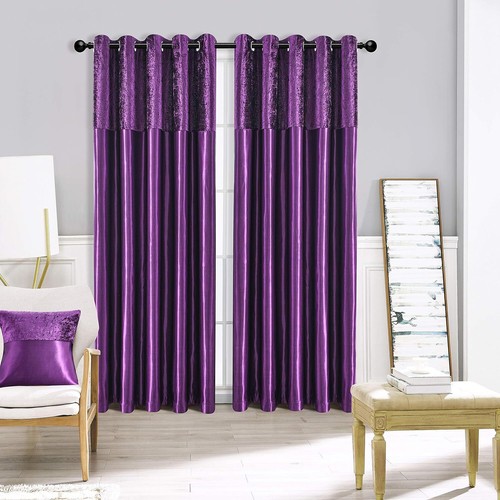 Crushed velvet band faux silk - velvet,