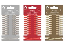 Christmas Card Holder Wooden