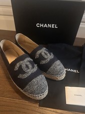 CHANEL Espadrilles Navy & Grey