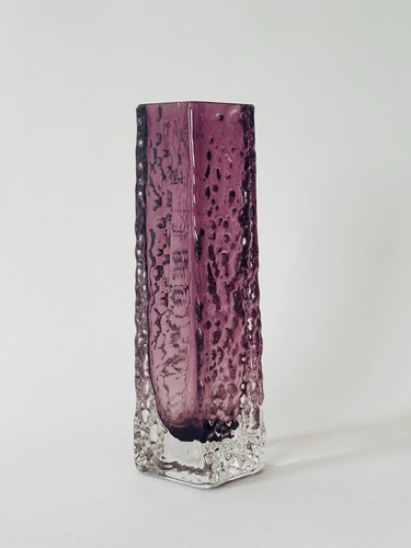 Whitefriars glass aubergine - glass,