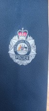 Rare Australian Federal Police Polyester Tie. Good Condition.