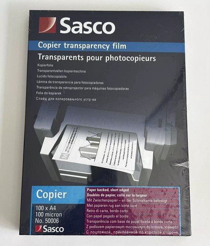 Sasco copier transparency film - copier,