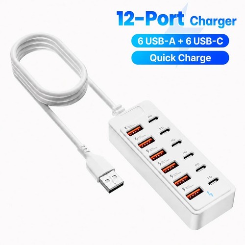 Multi port usb charging - port, c