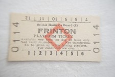 1980 Frinton Platform Railway