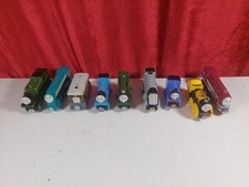 9 Vintage "Thomas And Friends" Magnetic Toy Model Trains Cars