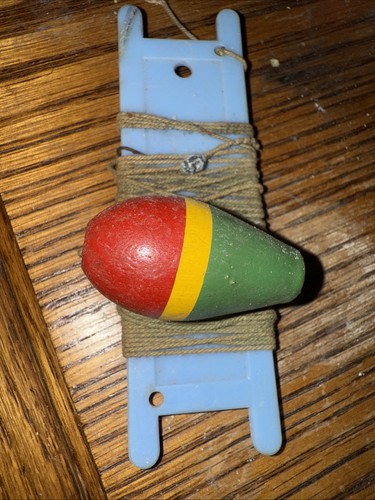 Vintage wooden slip bobber - wooden, on