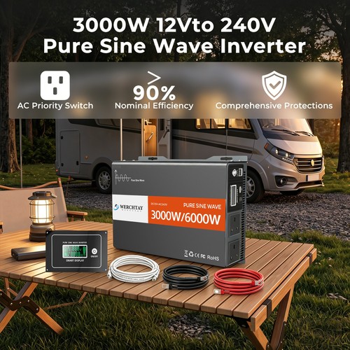 Pure sine wave inverter - sine, 3000w