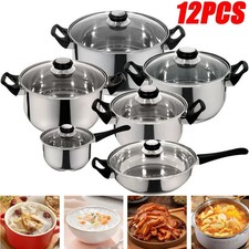12PCS Induction Non Stick