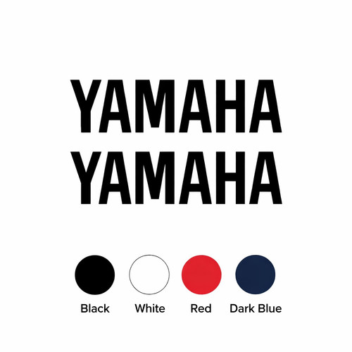 Sticker yamaha large 15cm - 2x,