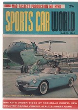 Sports Car World 1963 Mar MG B PB Austin Healey Rochdale South African GP Orange