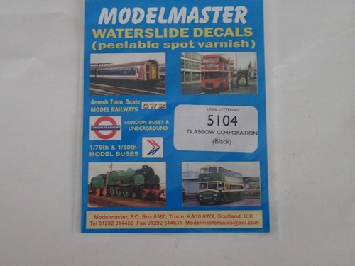 Modelmaster 4mm scale 5104 - modelmaster,