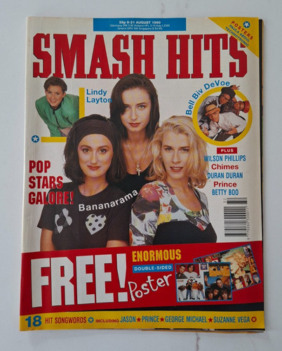 Smash hits august 1990 - august,