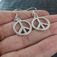 Peace Symbol Earrings