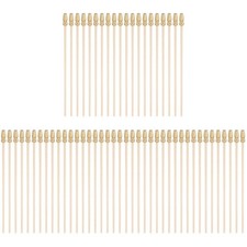 60 Pcs  Wooden Flag Poles