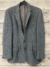 Harris Tweed Men's Grey Wool