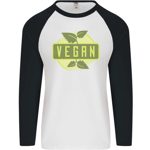 Vegan mens baseball - vegan, l/s