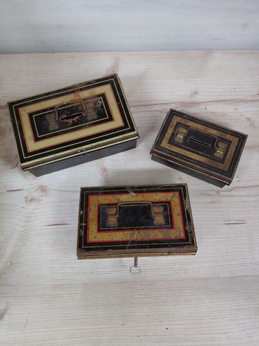 Vintage metal cash - money, boxes