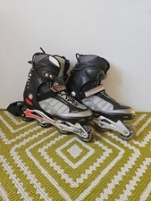 Airwalk Inline Skates Size UK 10 Rollerblades Roller skates Black Grey Red