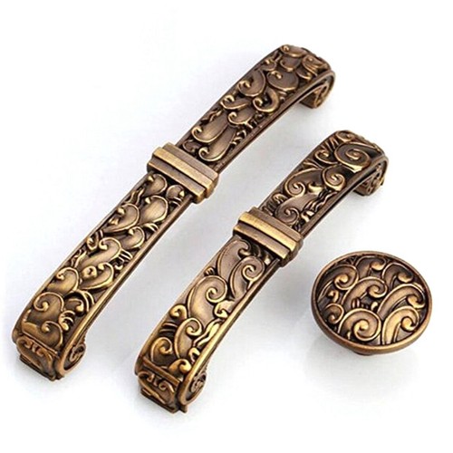 Antique brass drawer - antique,