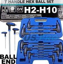 US PRO 9pc T Handle Hex Ball
