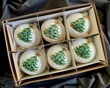Hand Painted Glass Baubles 6