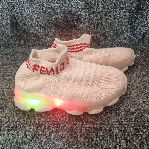 Led light sock trainers - led,