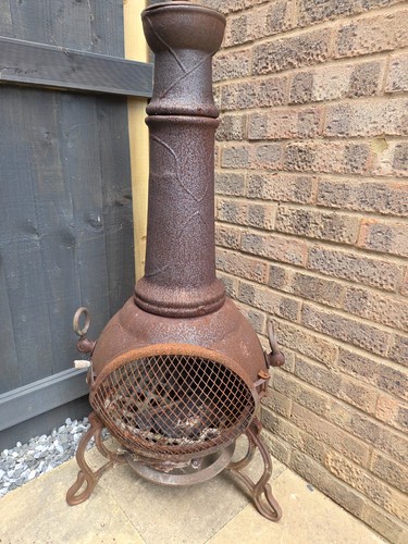 Cast iron chiminea very - cast,