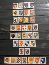 French Stamps 1943-54 Shields