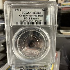 1912 Titanic Coal Relic PCGS