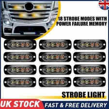 12x Car Truck Flashing Warning