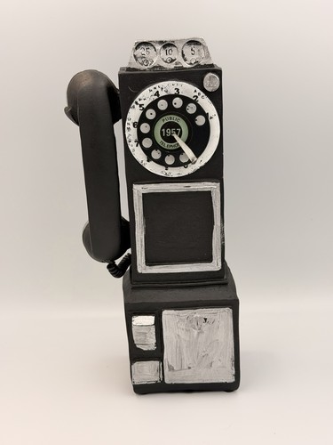 Vintage style payphone model - vintage,