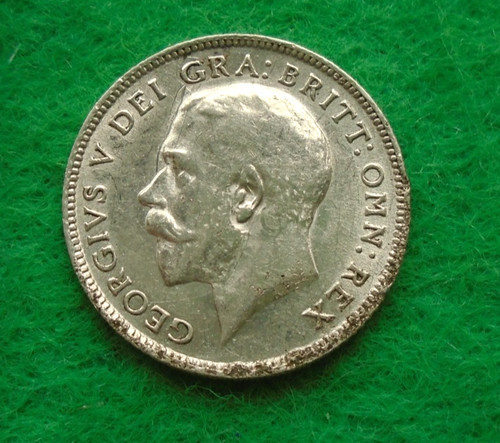 1917 george silver sixpence - george,