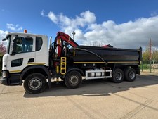 Scania ton tipper - scania, grab