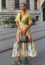 Zara yellow floral - zara,