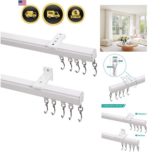 Aluminum ceiling curtain track - aluminum,