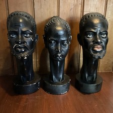Black African tribal  heads