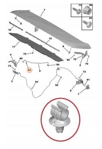 Fit ford bonnet stay clips - ford,