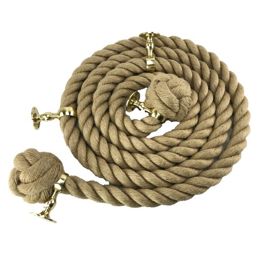 Natural hemp bannister - natural,