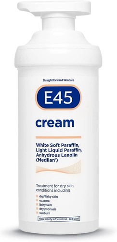 E45 cream pump 500g - e45,