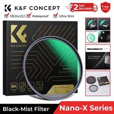 K&F Concept 37-82mm Black Mist Soft Diffusion Filter 1/8 1/4 1/2 1 Slim Nano K/X